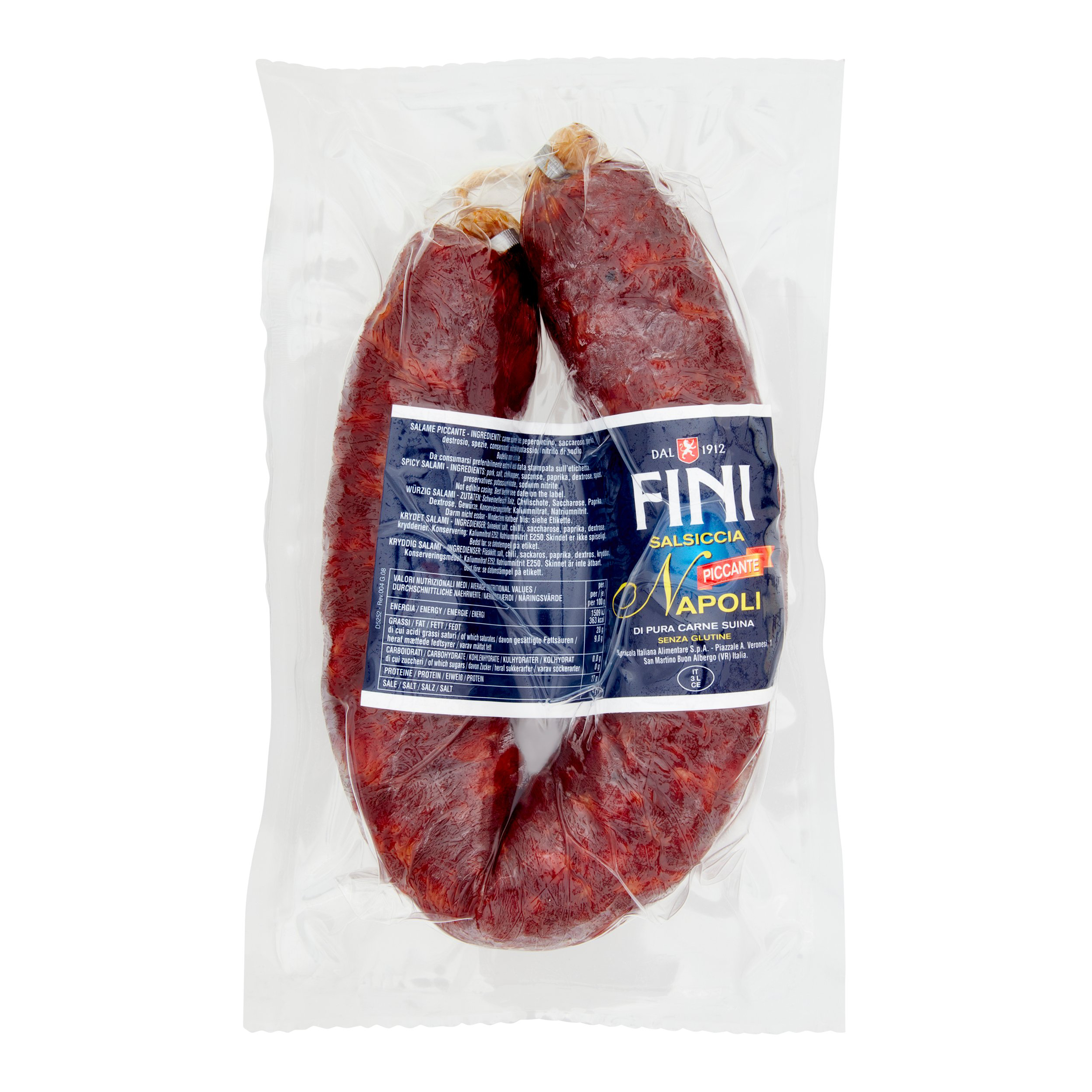 Salsiccia Napoli Forte fra Fini 600 gr