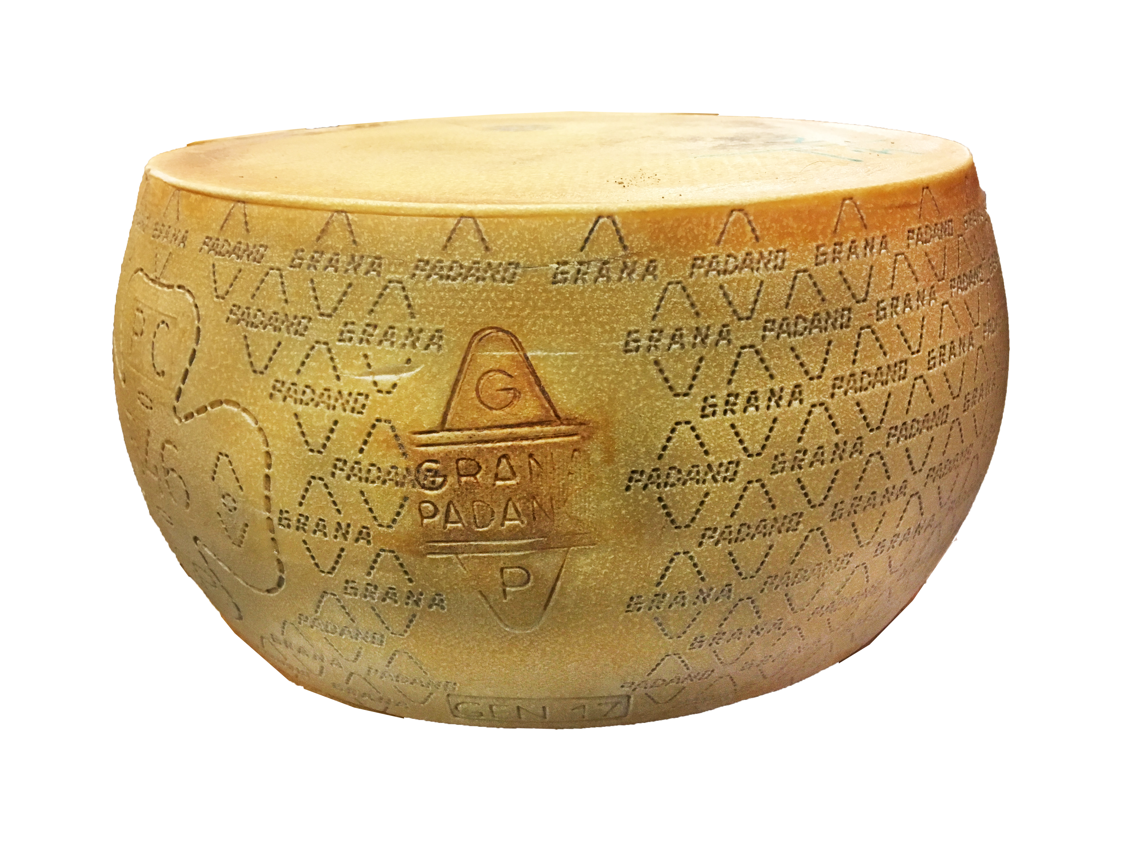 Grana Padano DOP 10m HELE ca.38 kg Grana Padano DOP 10m HELE ca.38 kg