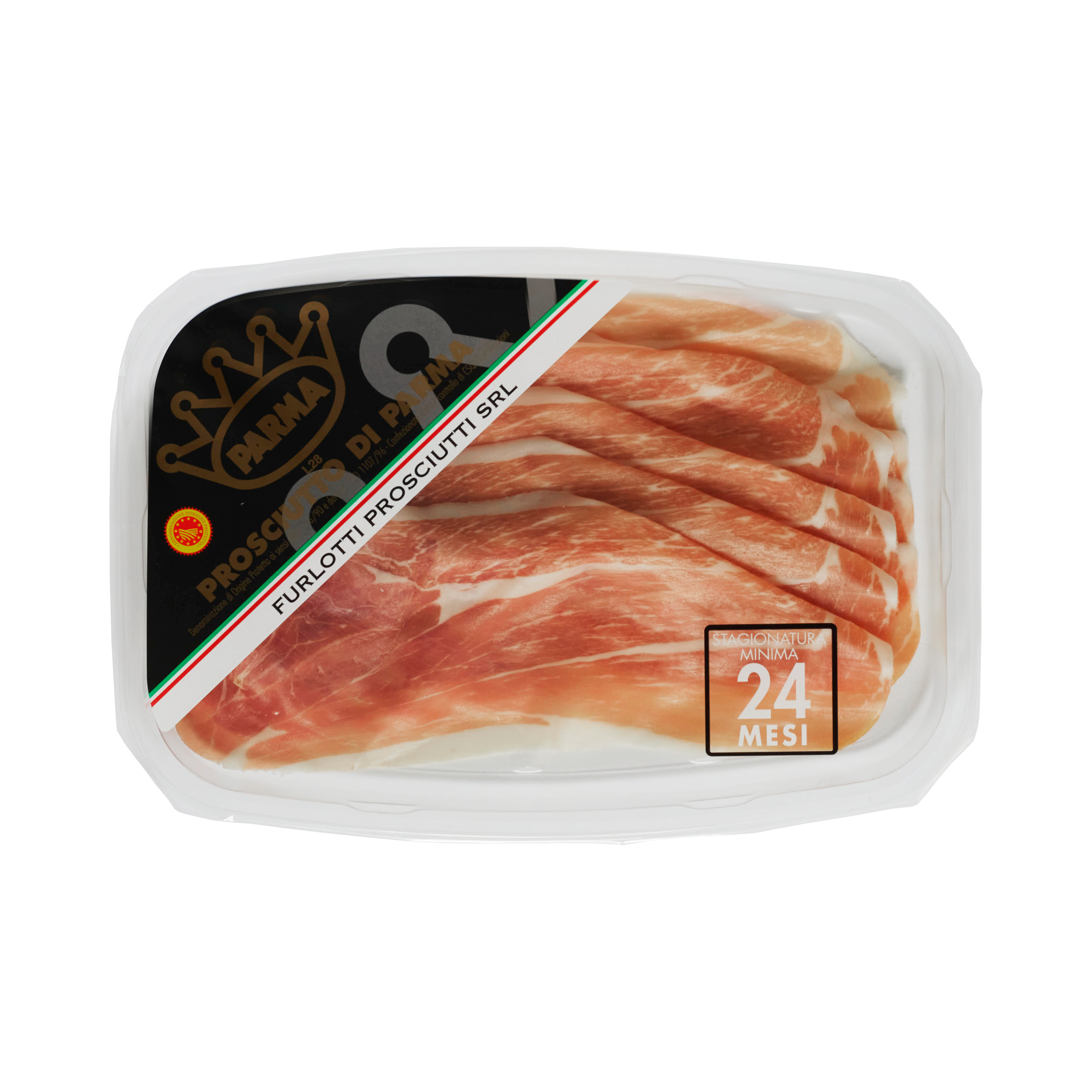 Parmaskinke DOP, 24 mnd, i skiver, 90g Parmaskinke DOP, 24 mnd, i skiver, 90g