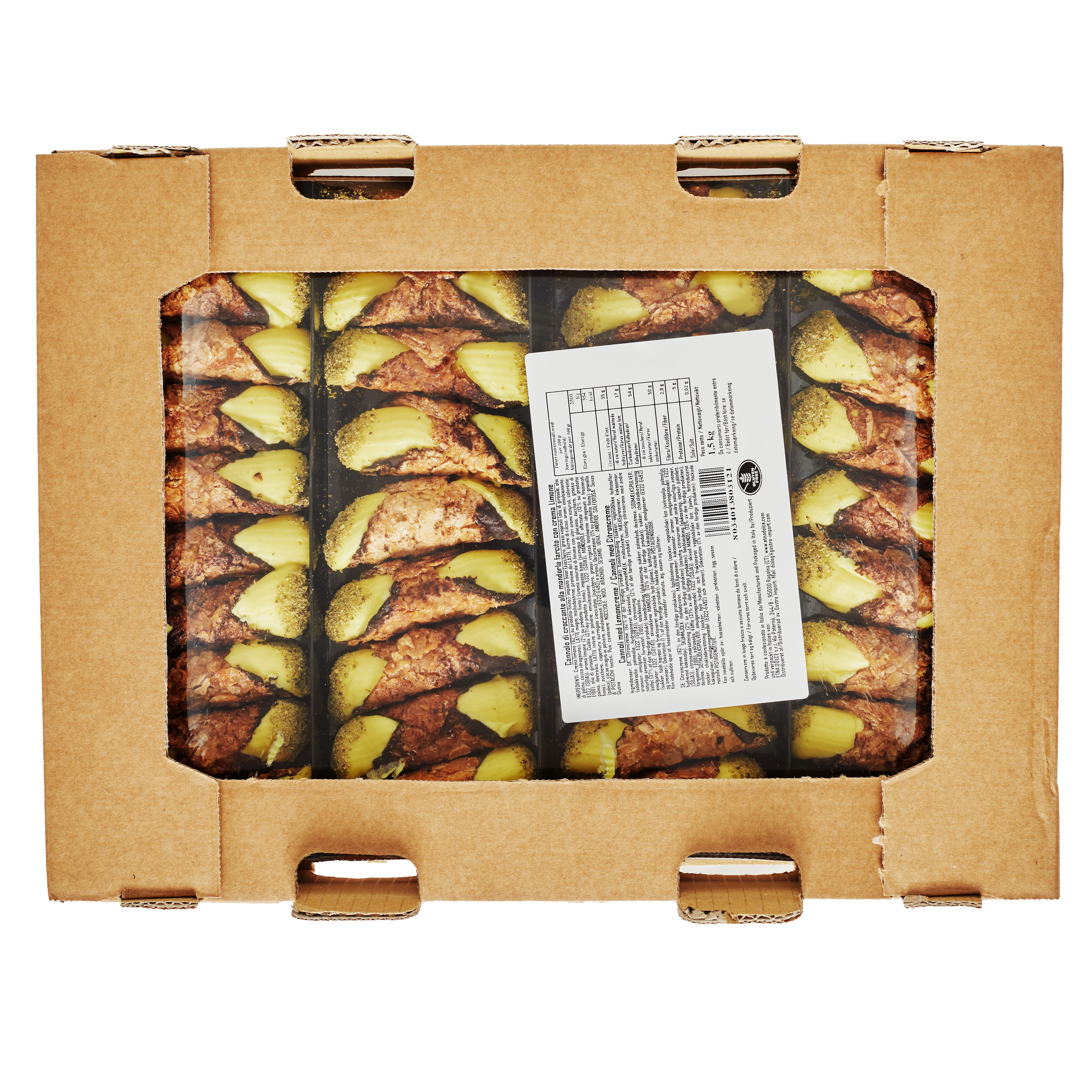 Cannoli med Lemoncreme 1,5 kg 