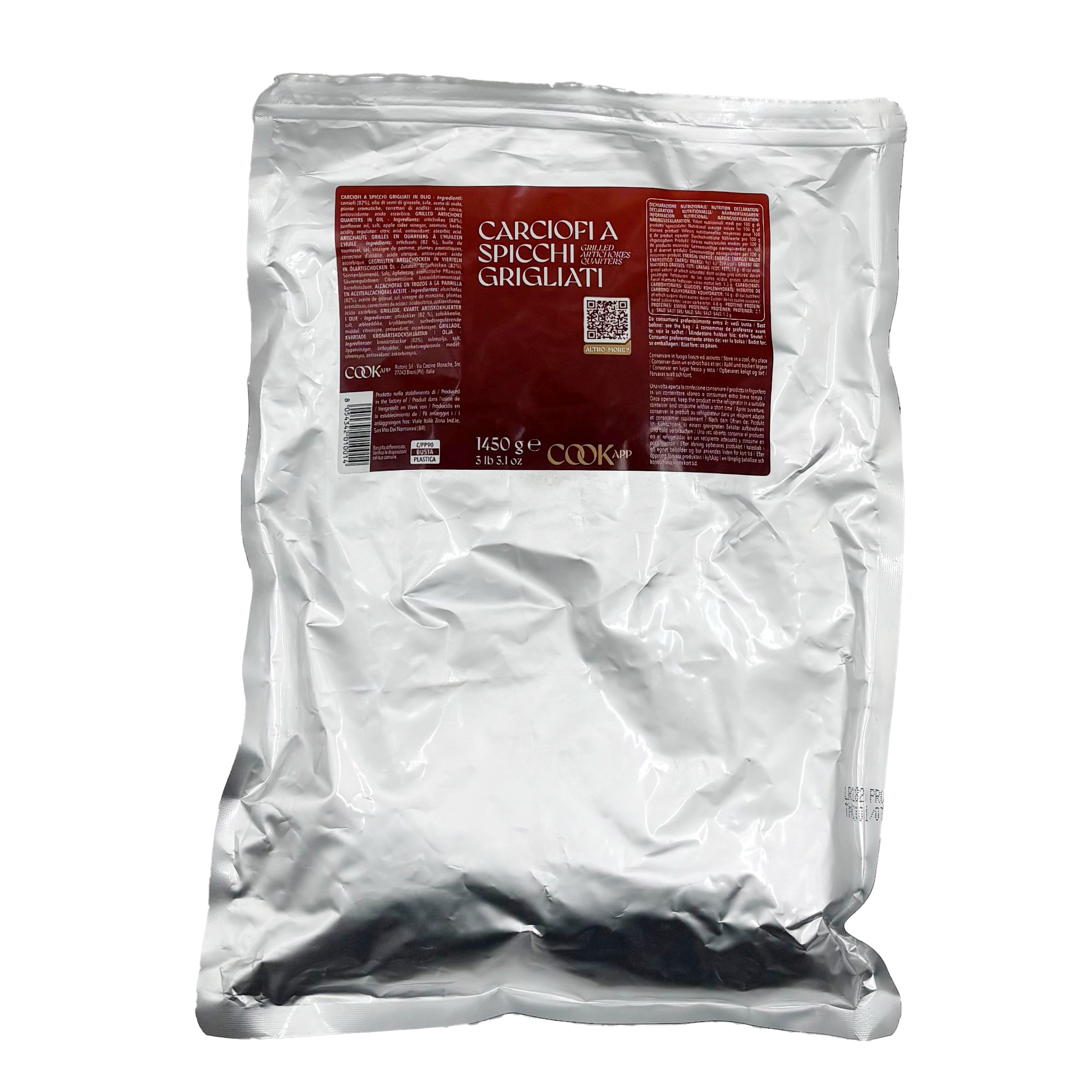 Artiskokker, grillede, kvarte 1,45 kg