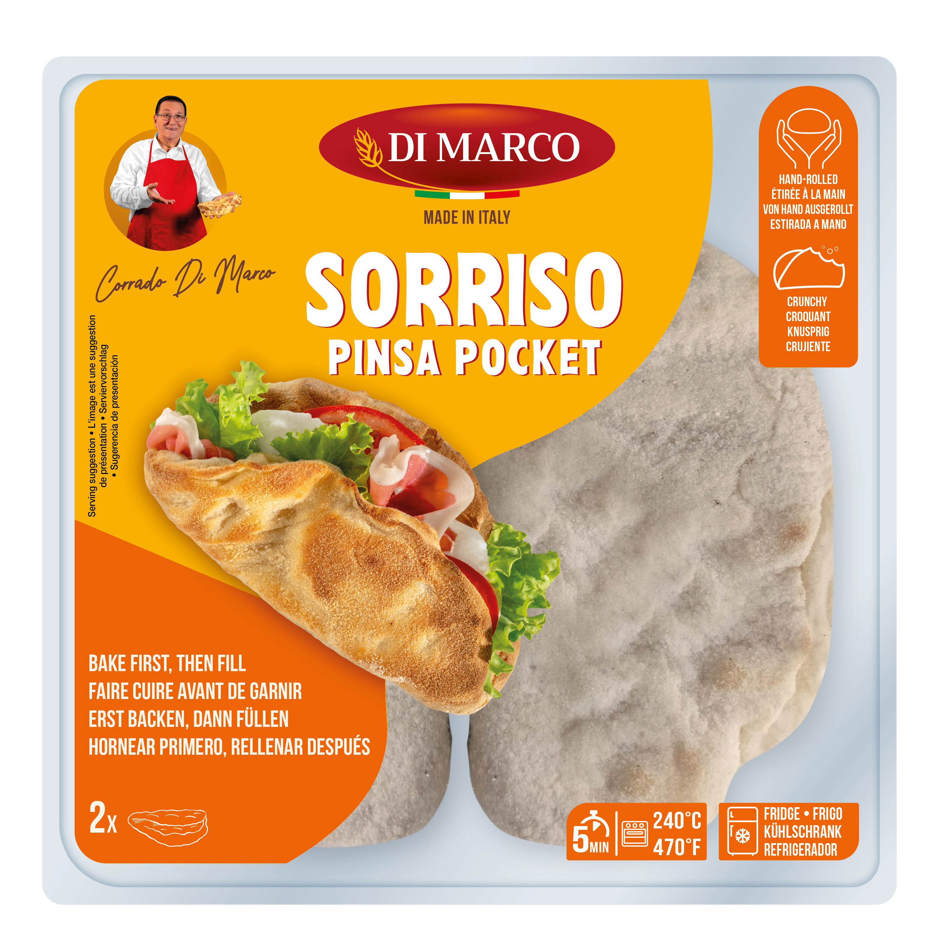 Pinsa Romana Sorriso Di Marco 2x120 g