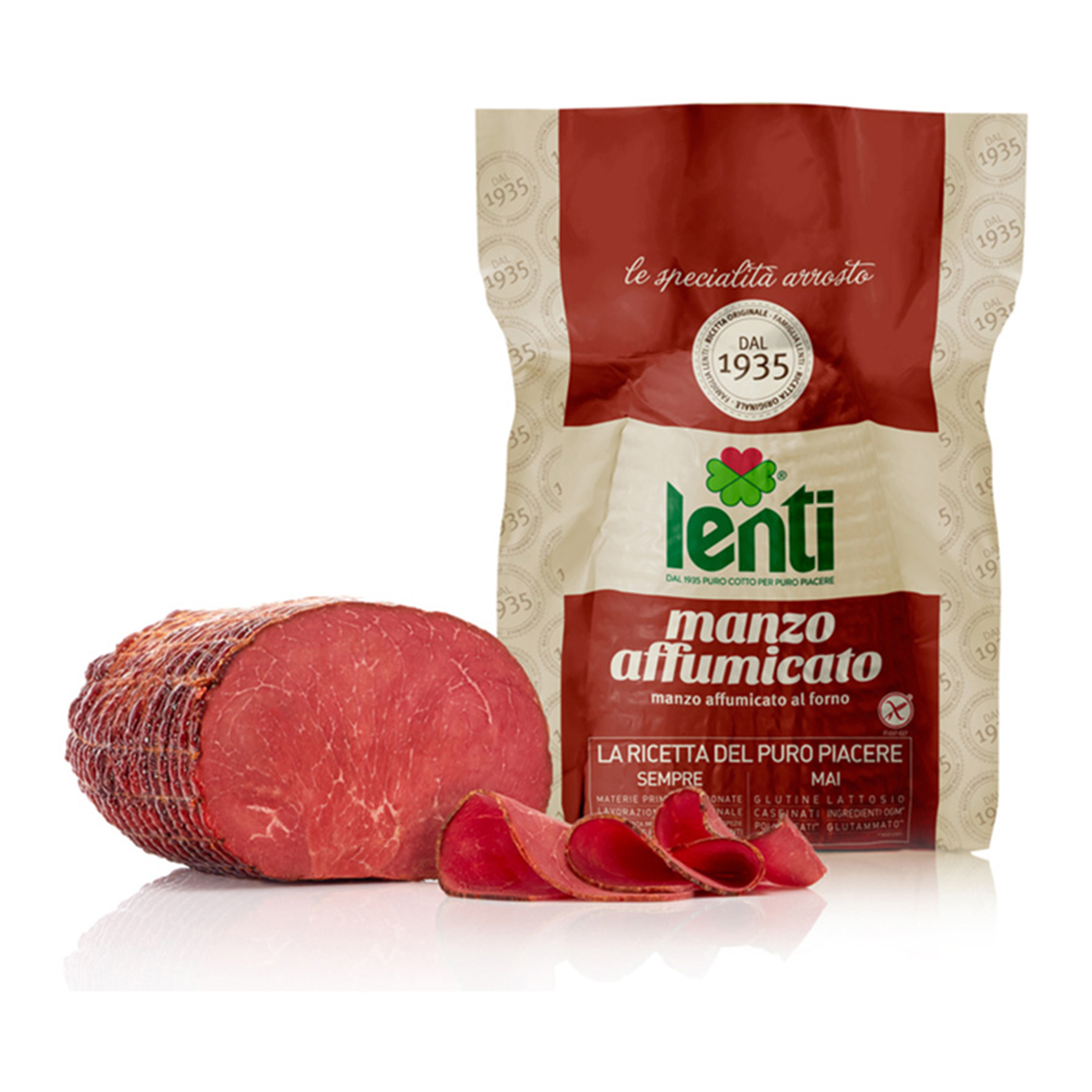 Røkt og krydret okse-innerlår, Manzo 2,5 kg Røkt og krydret okse-innerlår, Manzo 2,5 kg