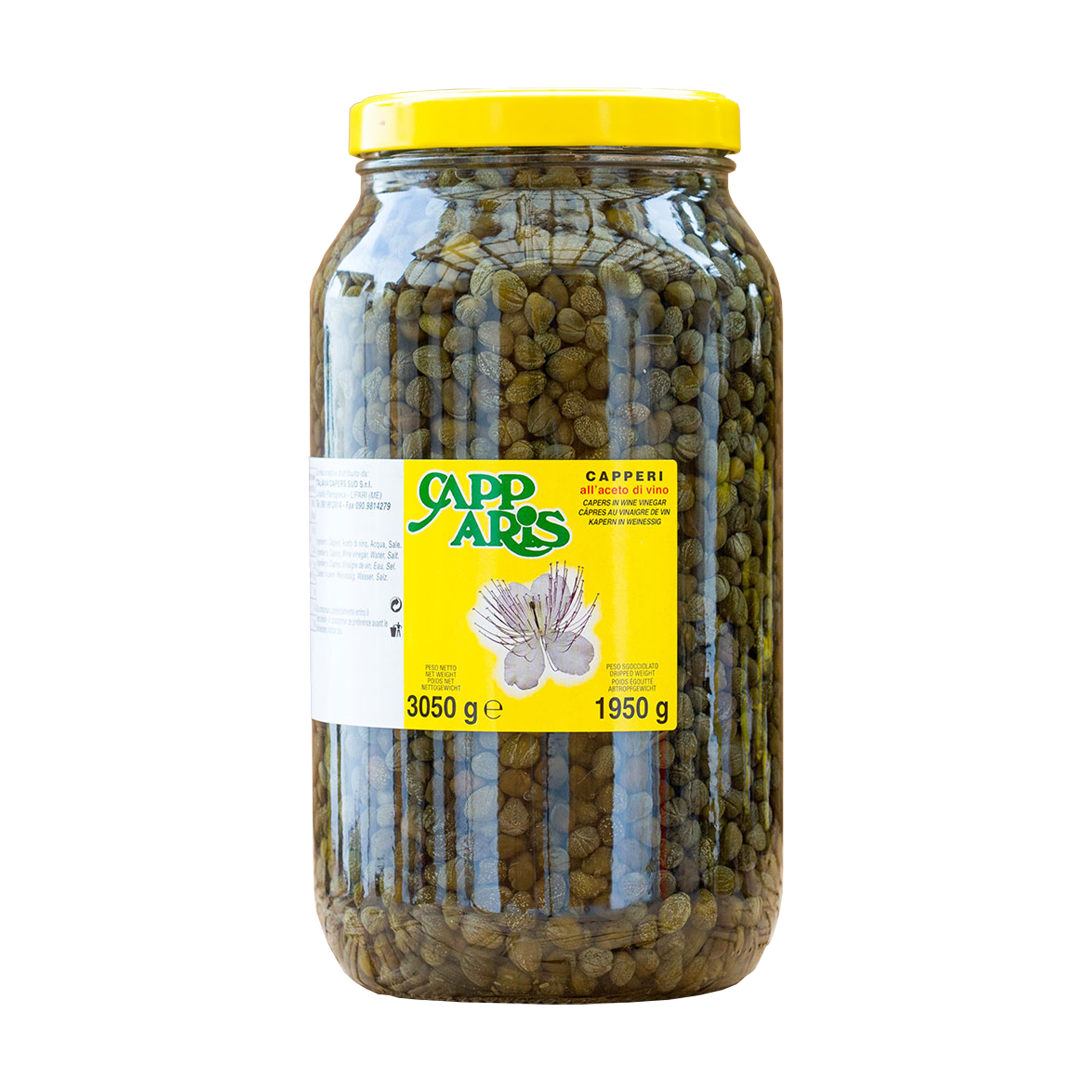 Kapers, store i vineddik 3,1 lt