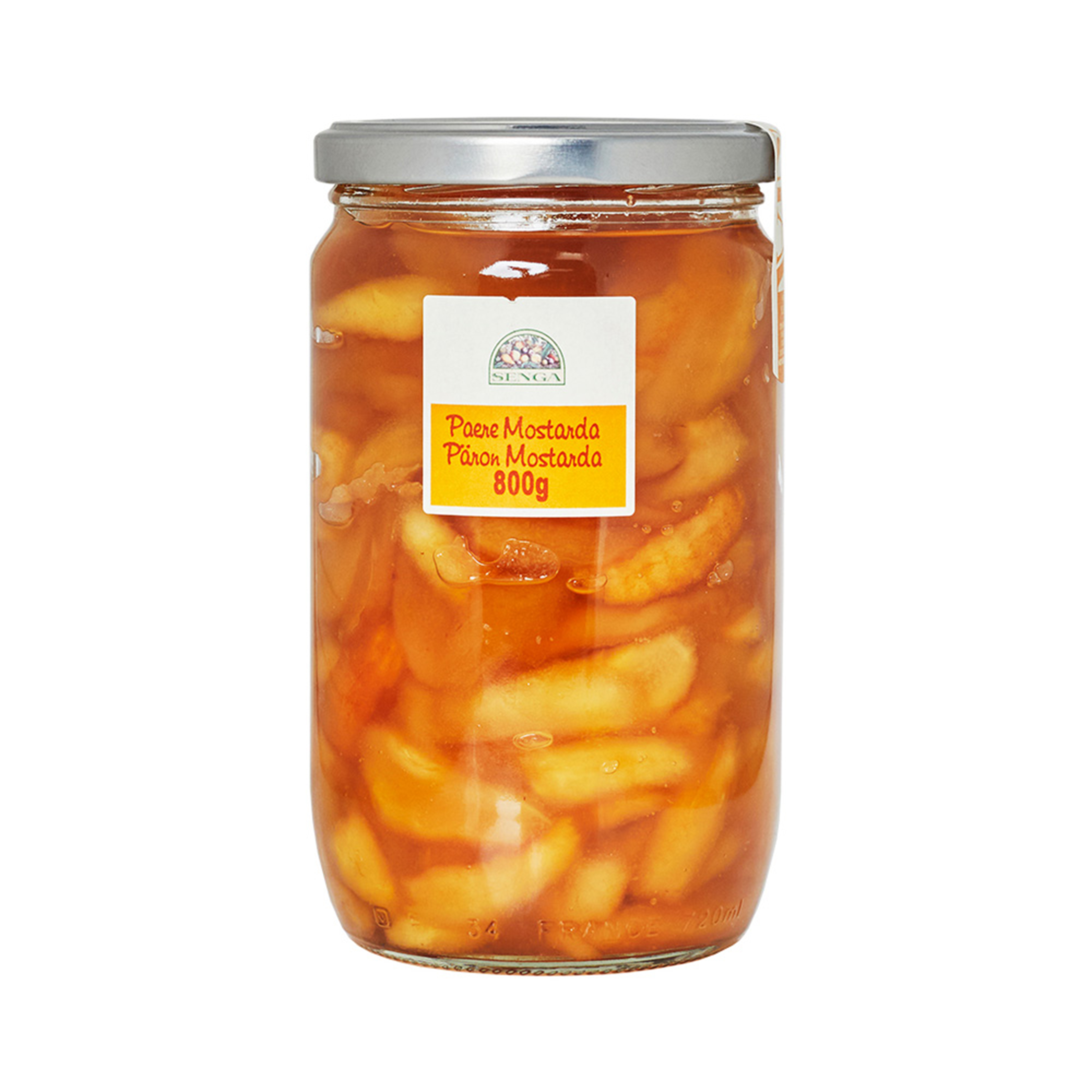 Mostarda, pære 800 gr.