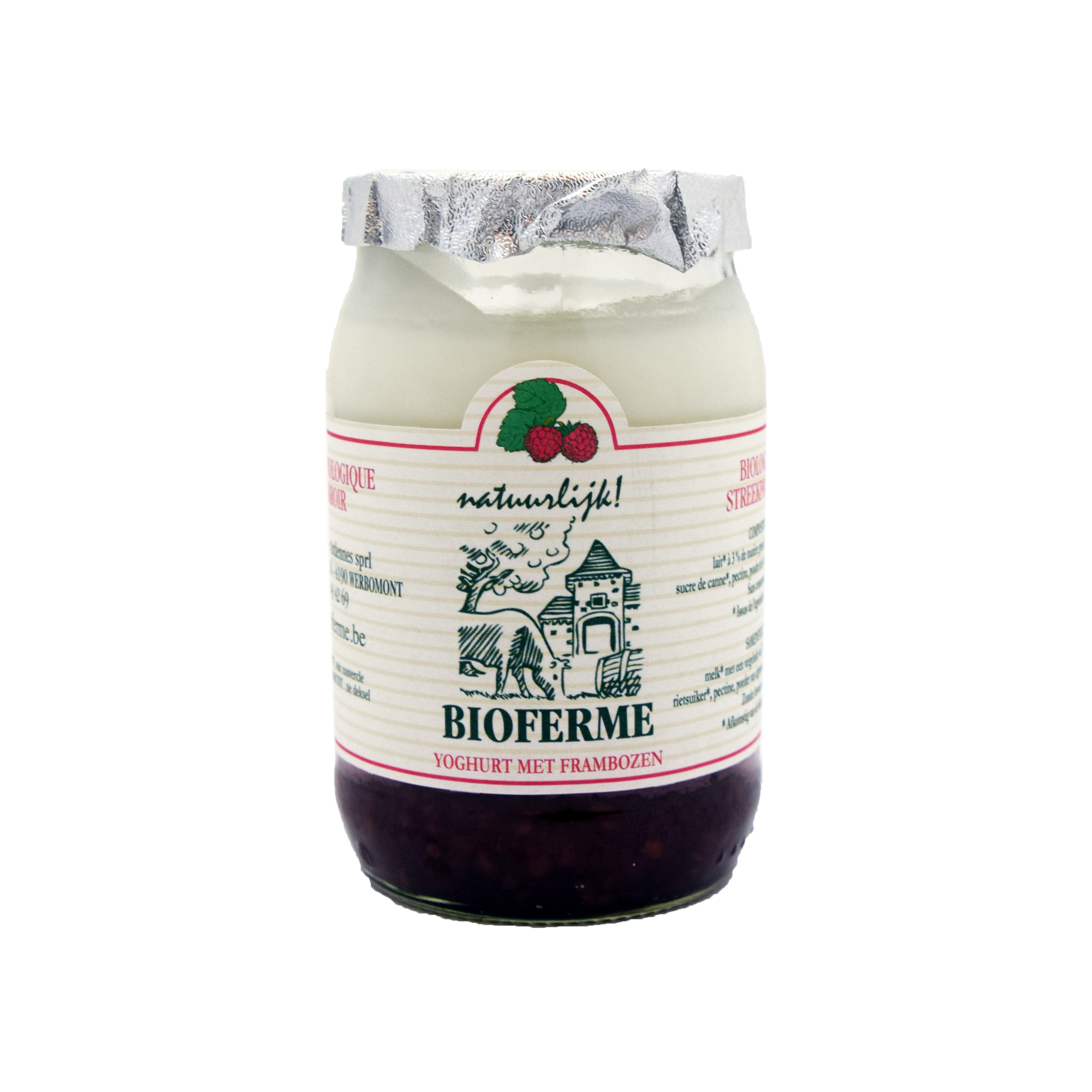 Yogurt med hindbær ØKO 150g