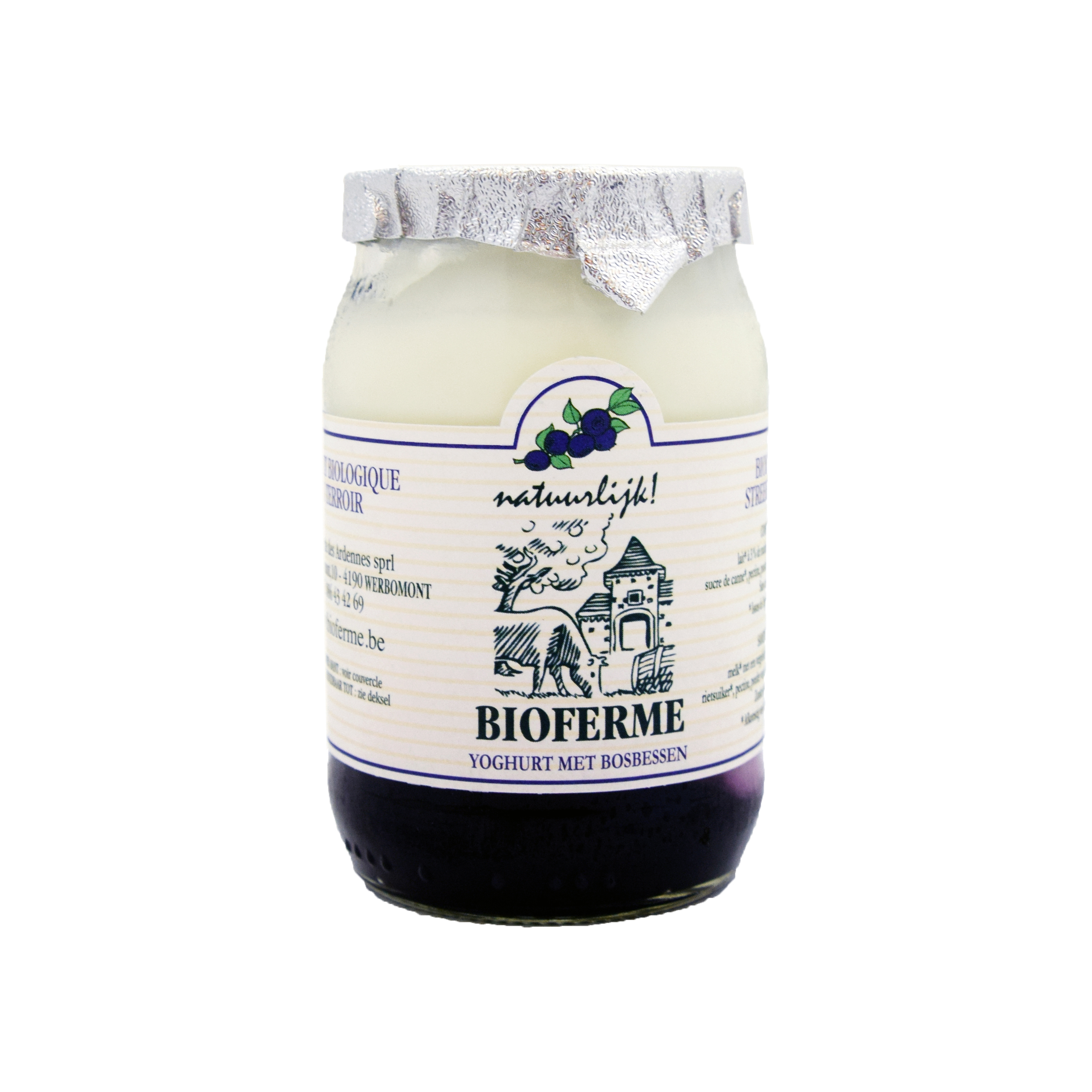 Yogurt med blåbær ØKO 150g