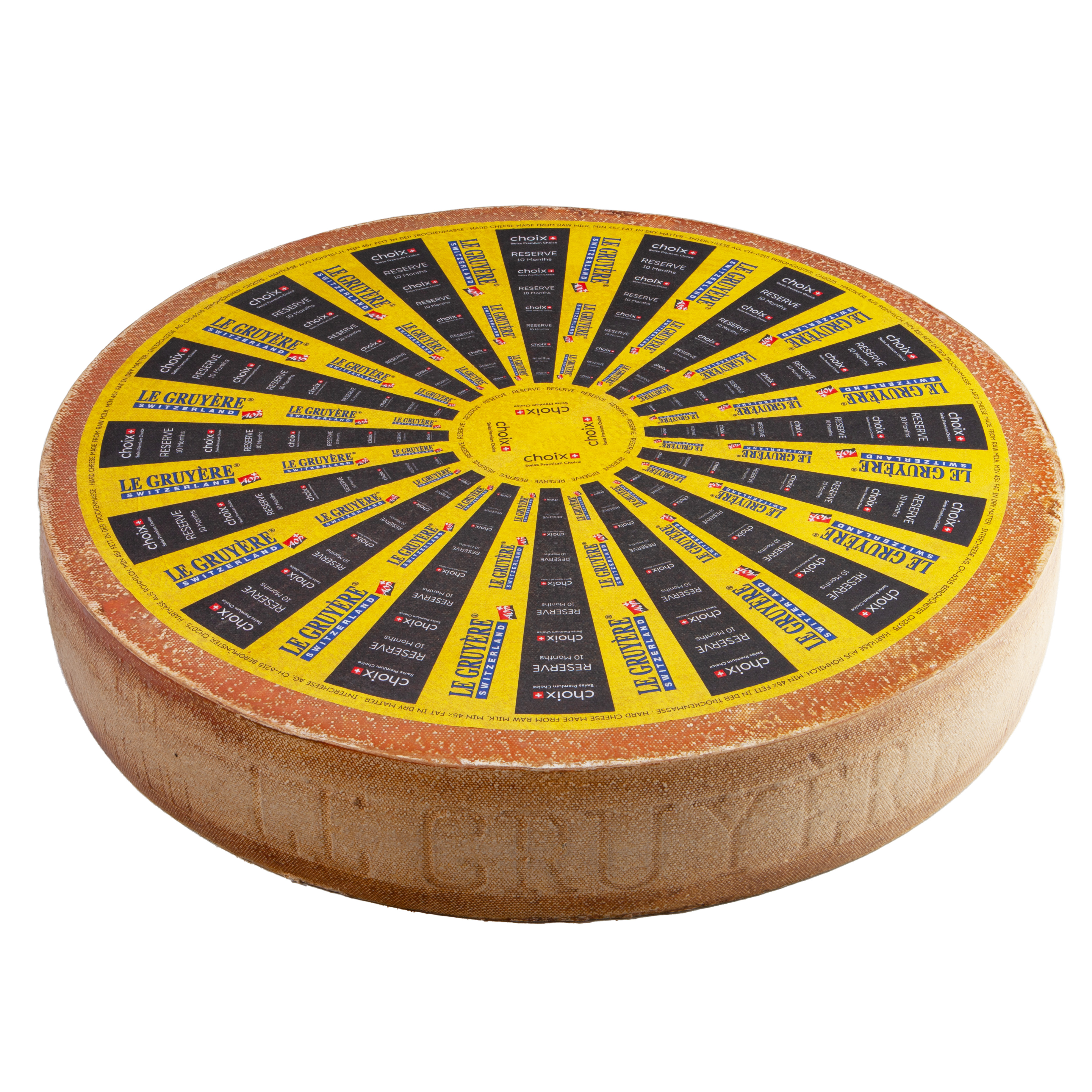 Choix Gruyère AOP Réserve 10 md. ca 33 kg