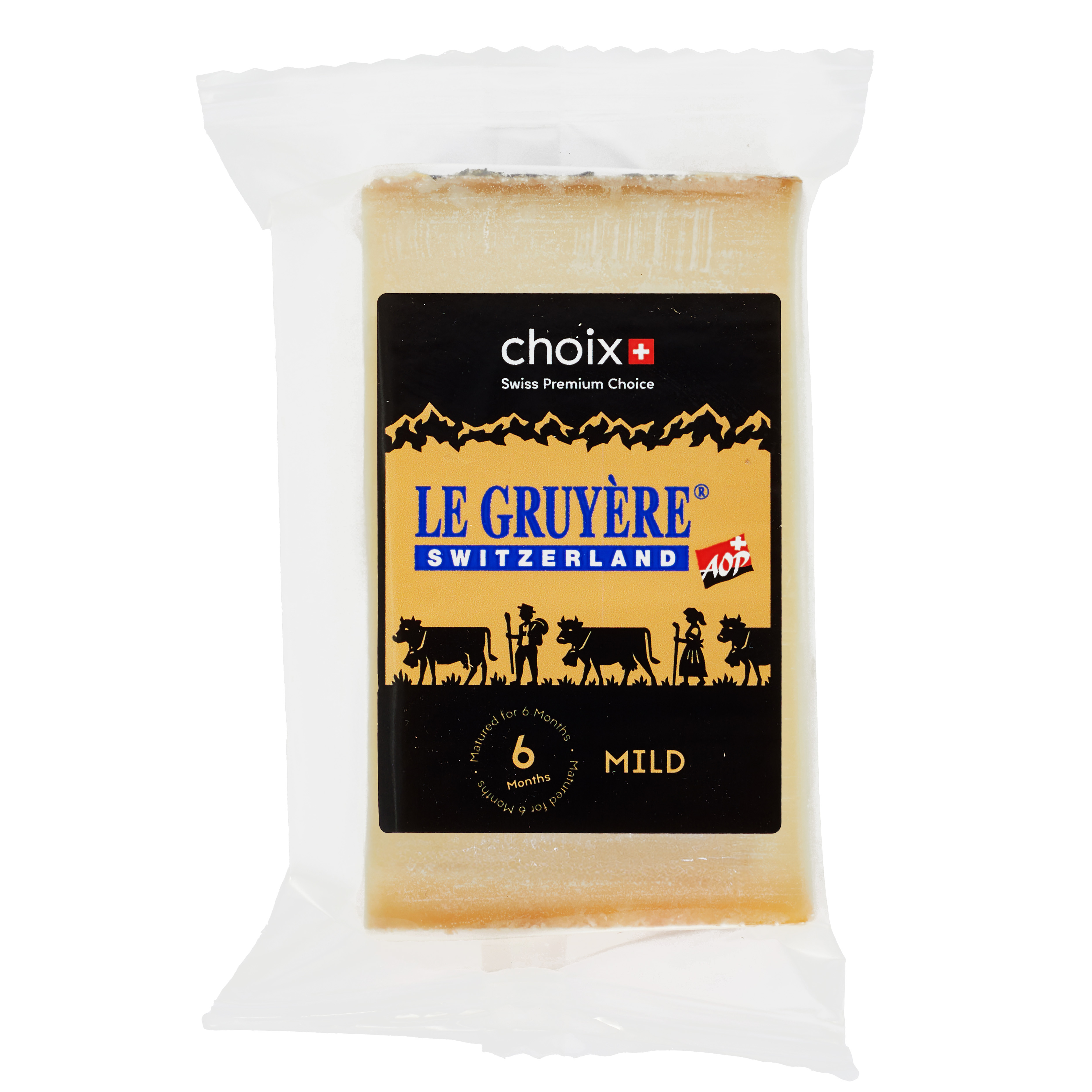Choix Gruyère AOP mild 6 md. 170 g Choix Gruyère AOP mild 6 md. 170 g