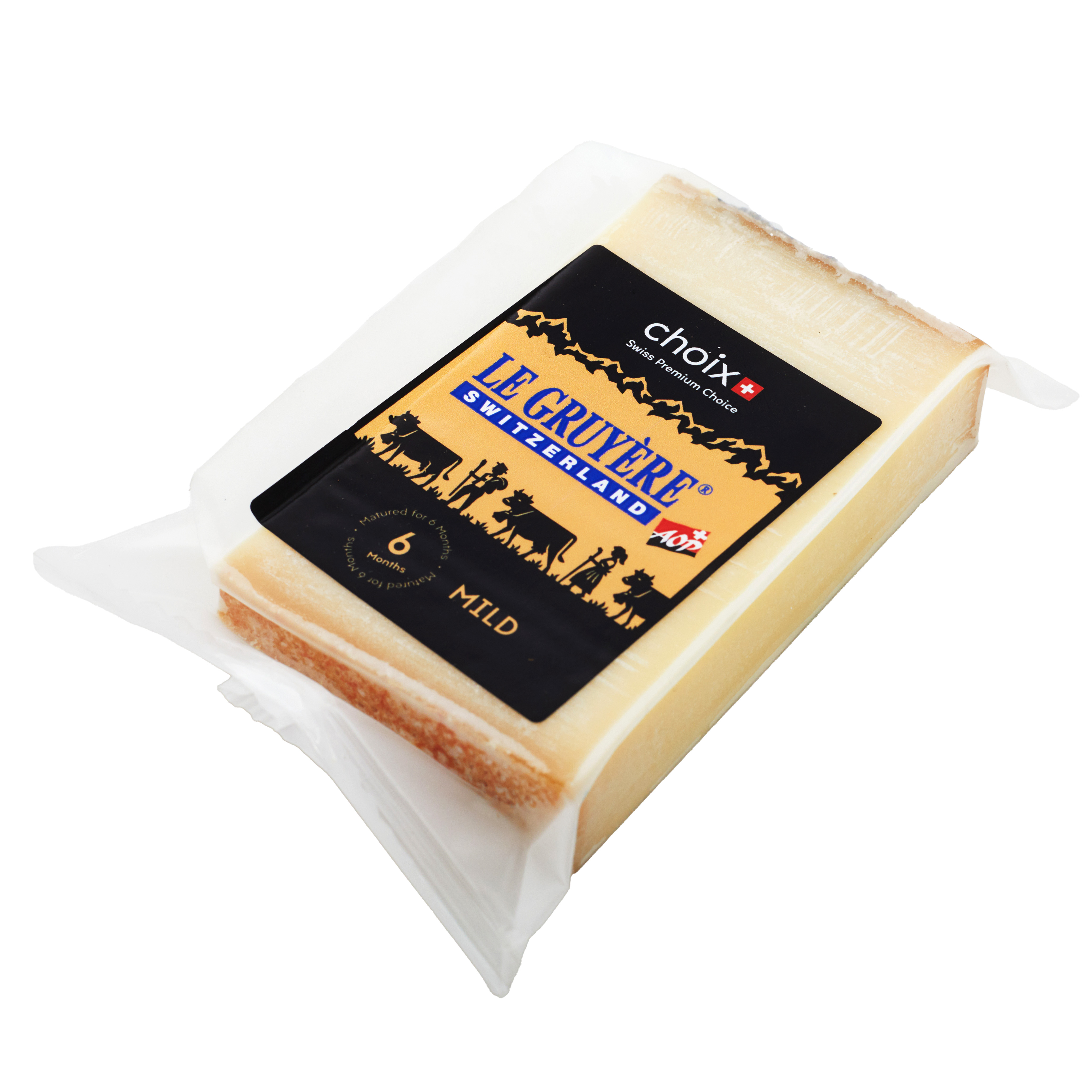 Choix Gruyère AOP mild 6 md. 170 g Choix Gruyère AOP mild 6 md. 170 g