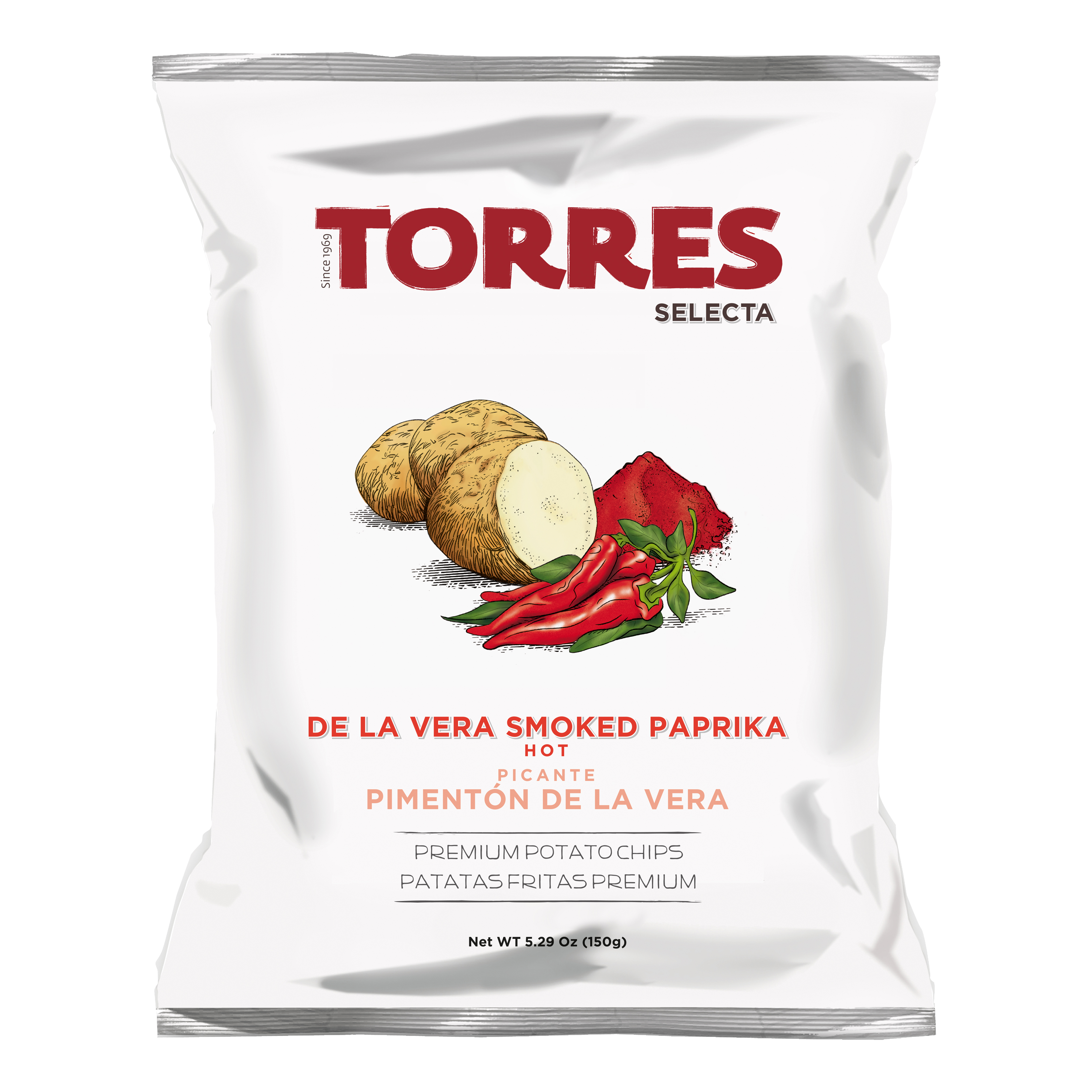 Chips, pimentón de la Vera 150g Chips, pimentón de la Vera 150g