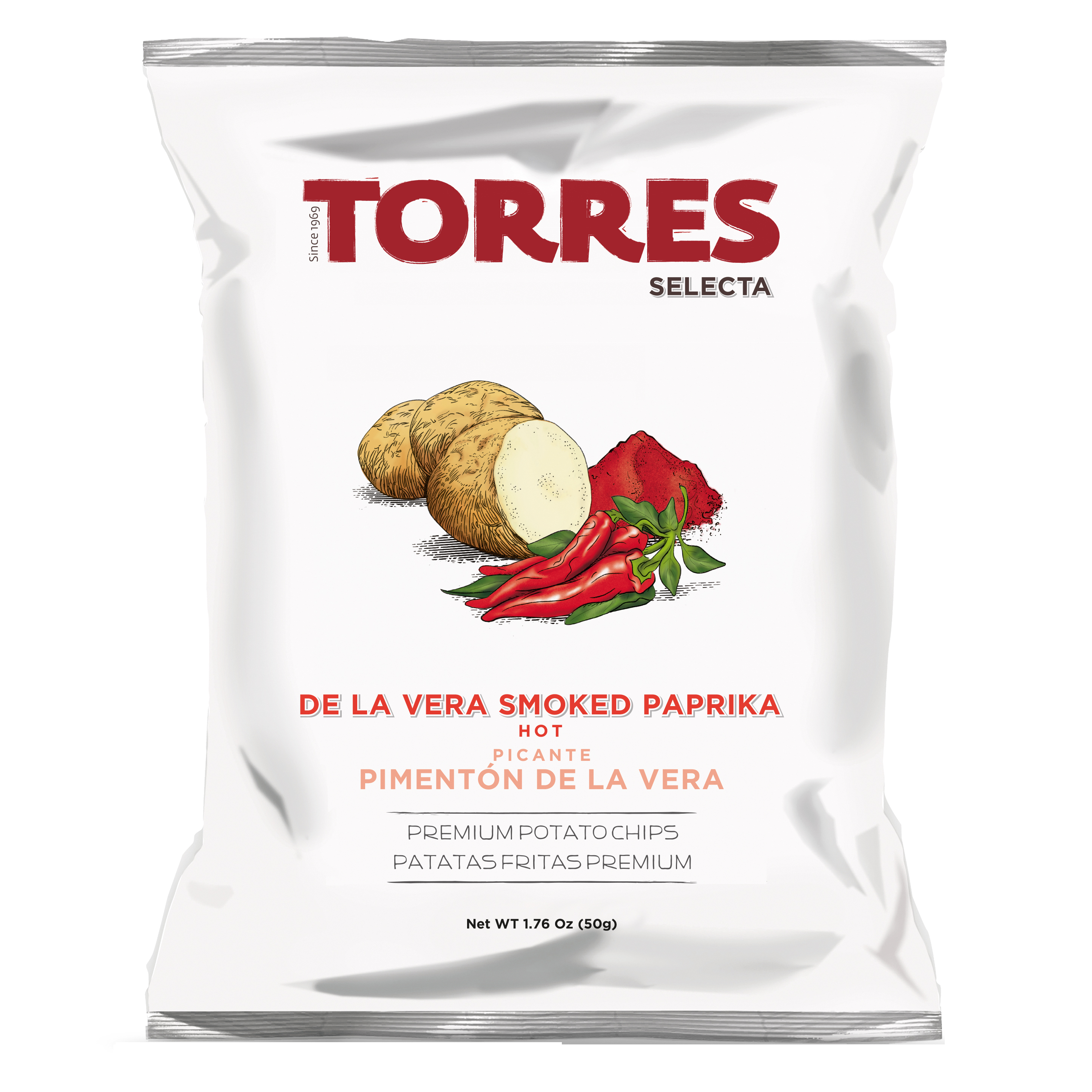 Chips, pimentón de la Vera 50g