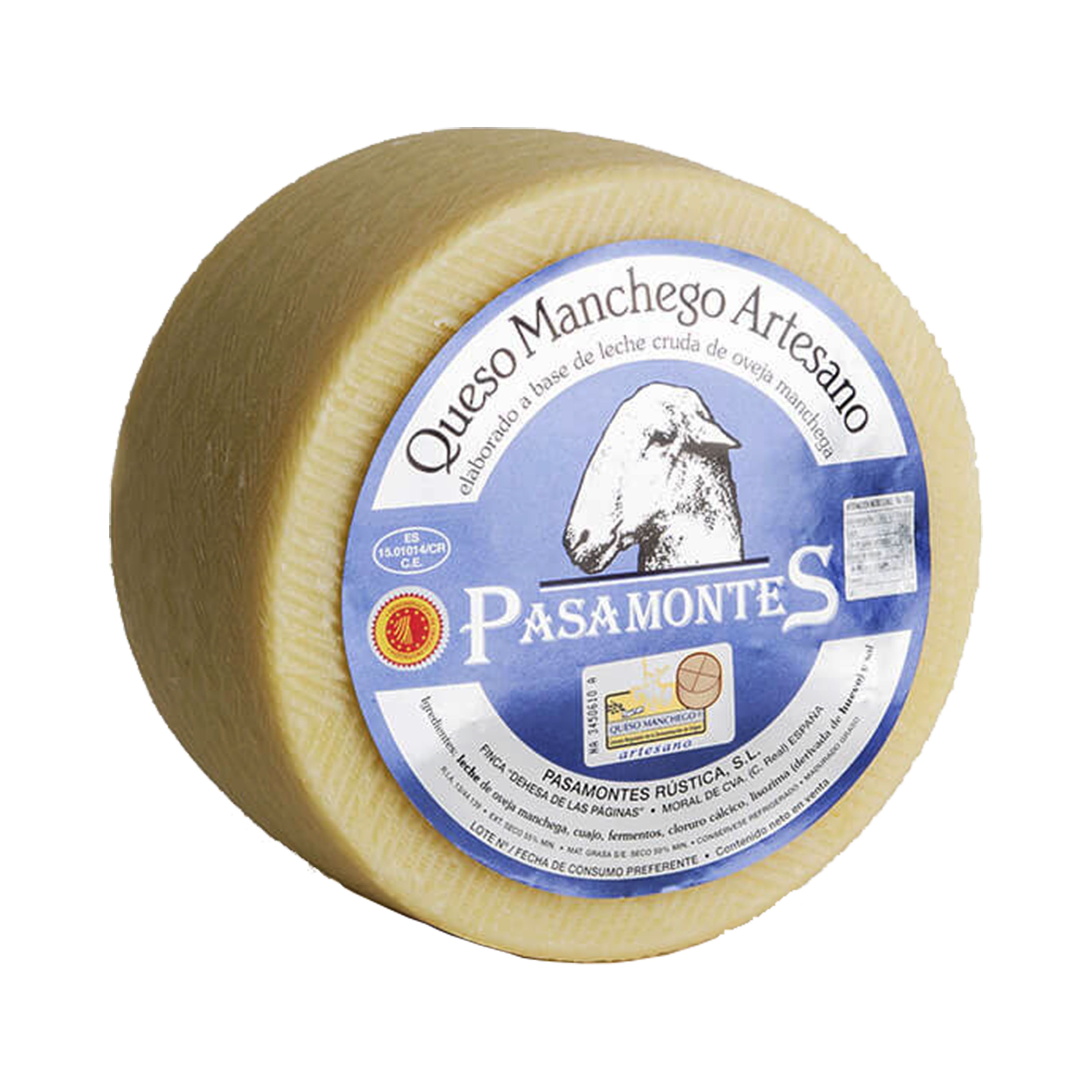 Manchego Pasamontes Semicurado DOP 3 mdr 3,5 kg