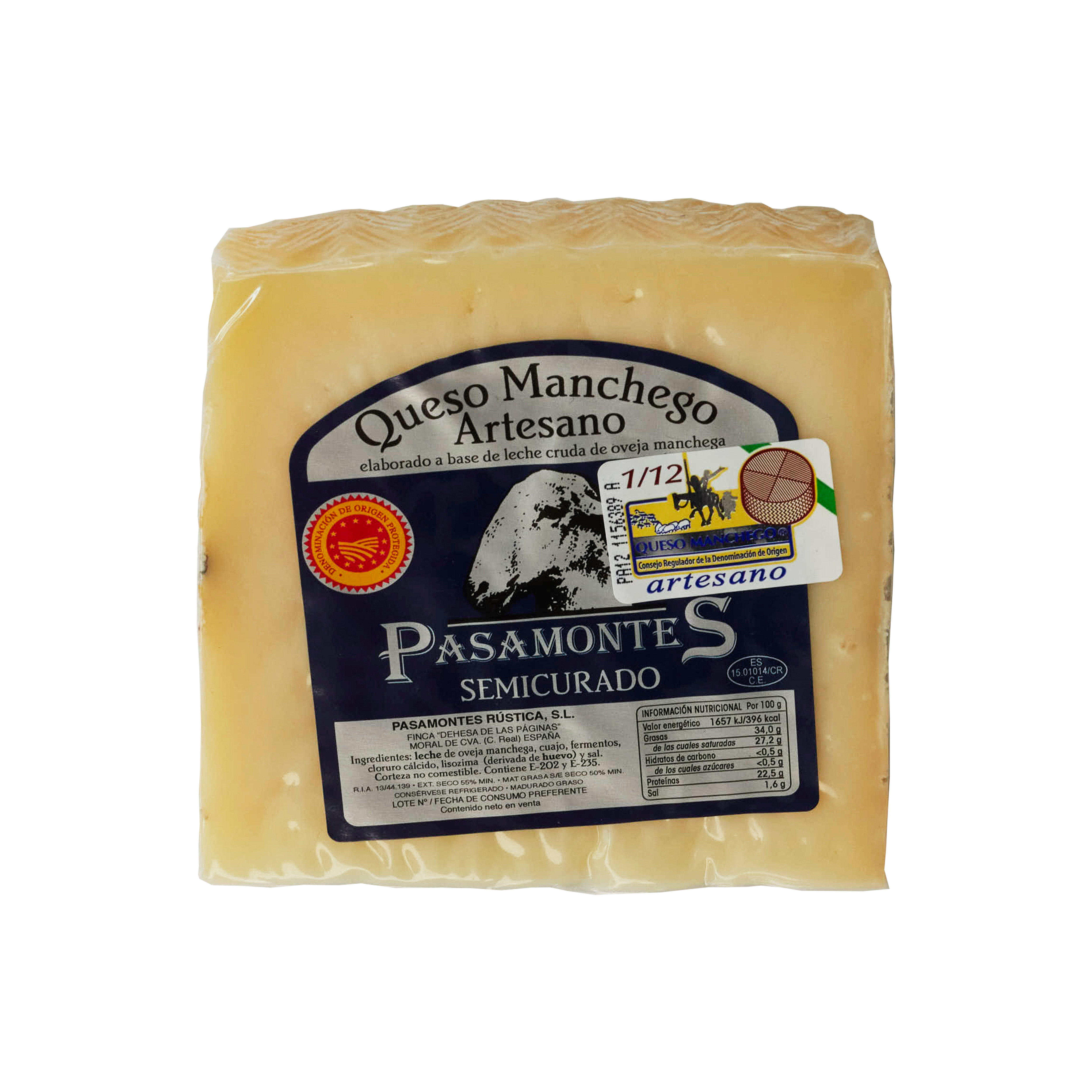 Manchego Pasamontes Semi Curado DOP 230 g