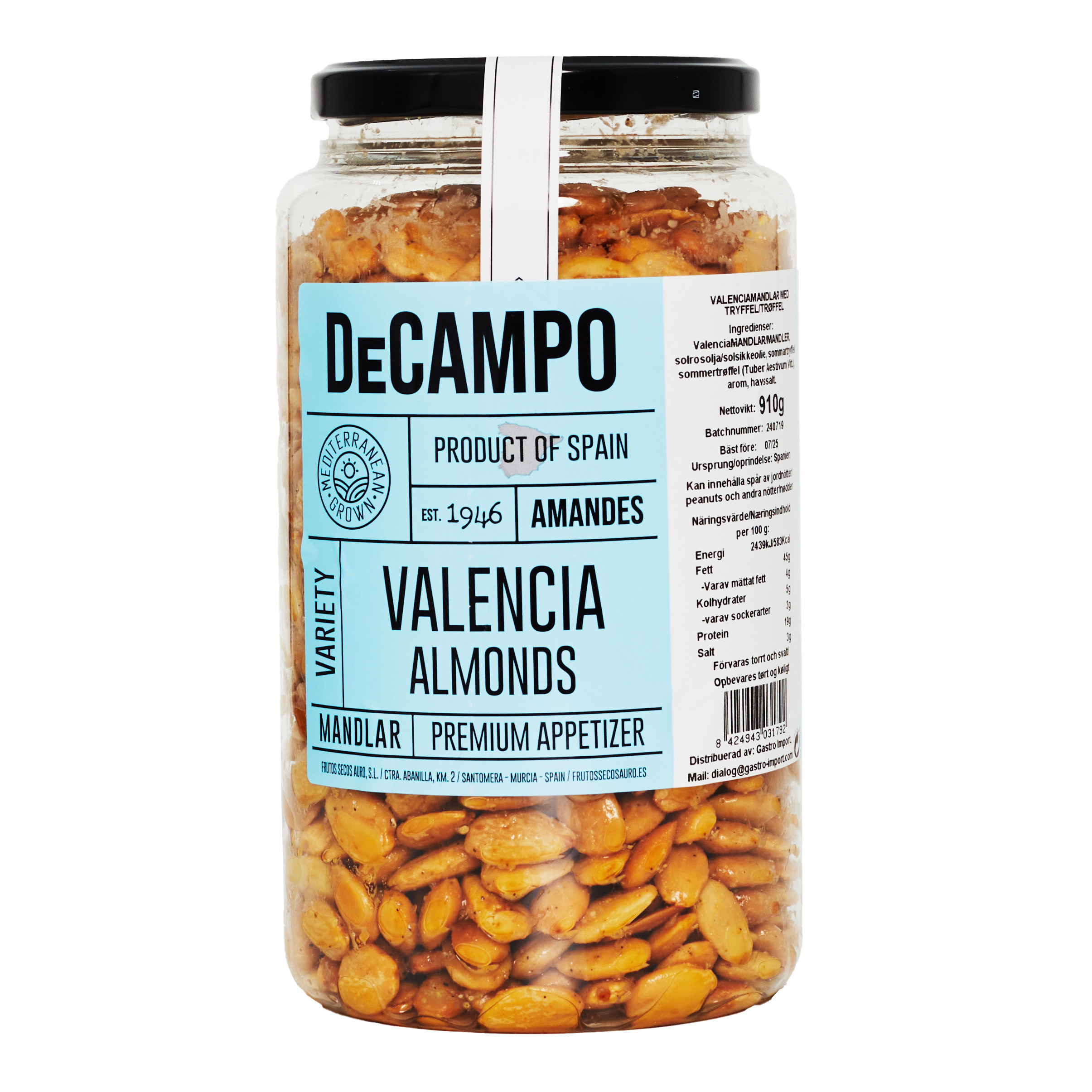 Valencia mandler med trøffel 910 g