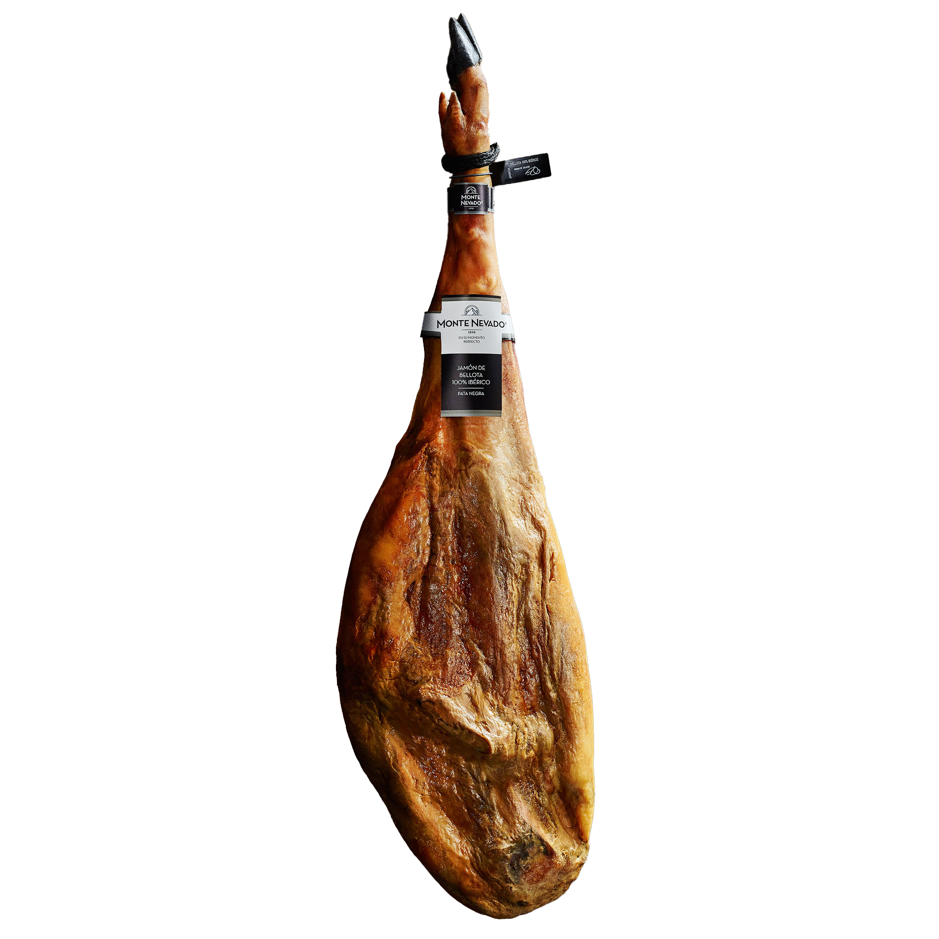 100% Iberico Bellota skinke m/ben 8,5 kg Monte Nevado 100% Iberico Bellota skinke m/ben 8,5 kg Monte Nevado