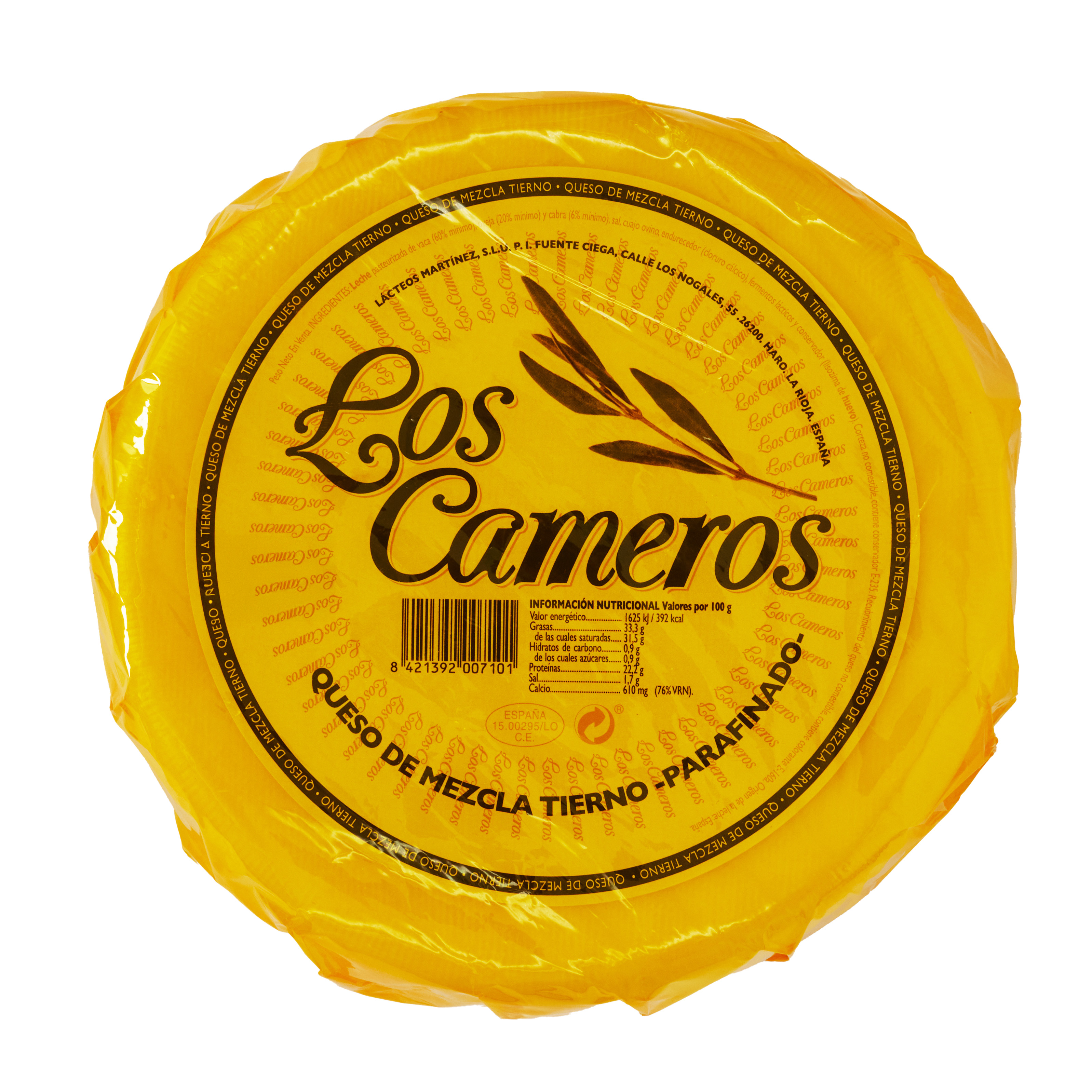 Los Cameros 3-mælksost 3,7 kg