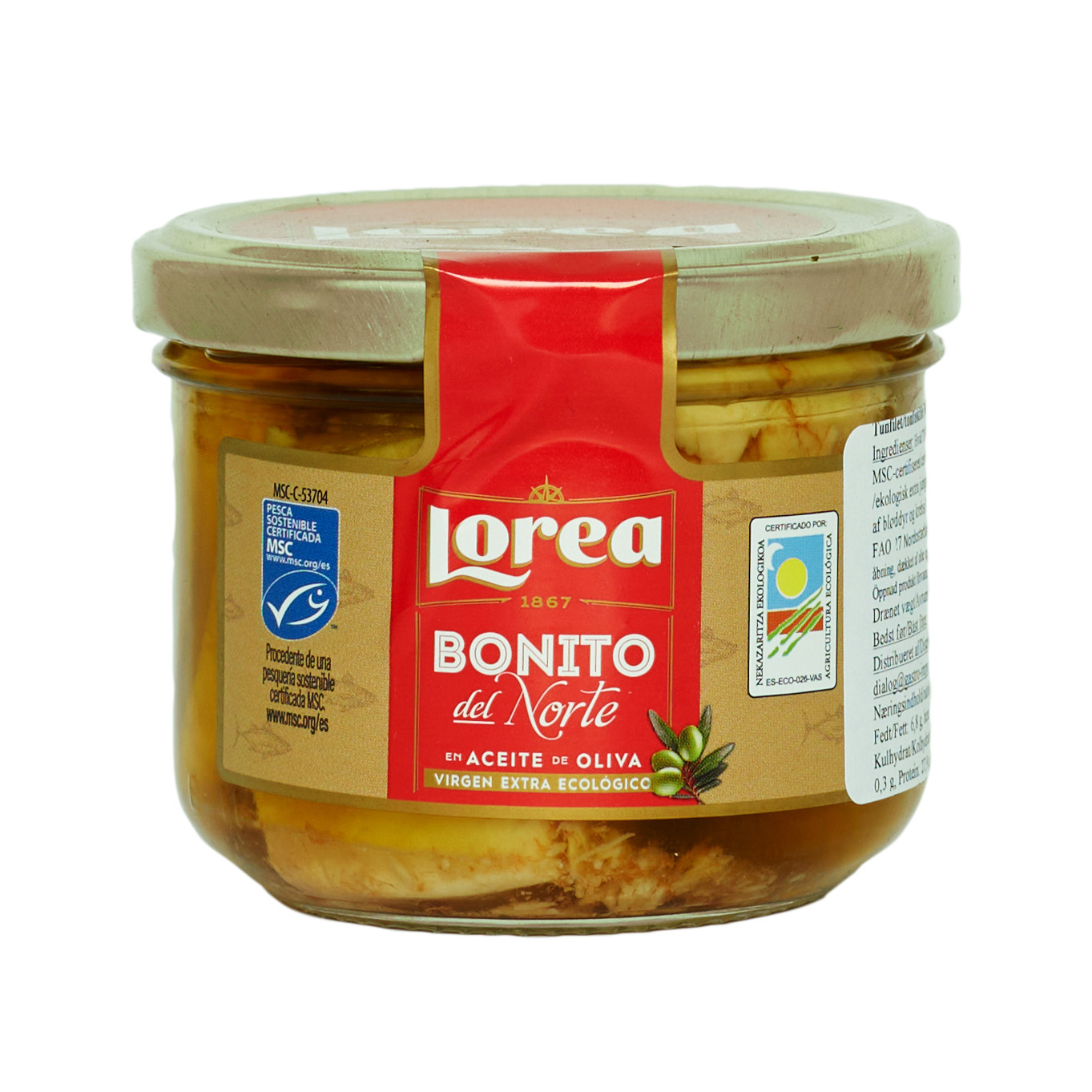 Bonito del Norte-hvid tun 225g