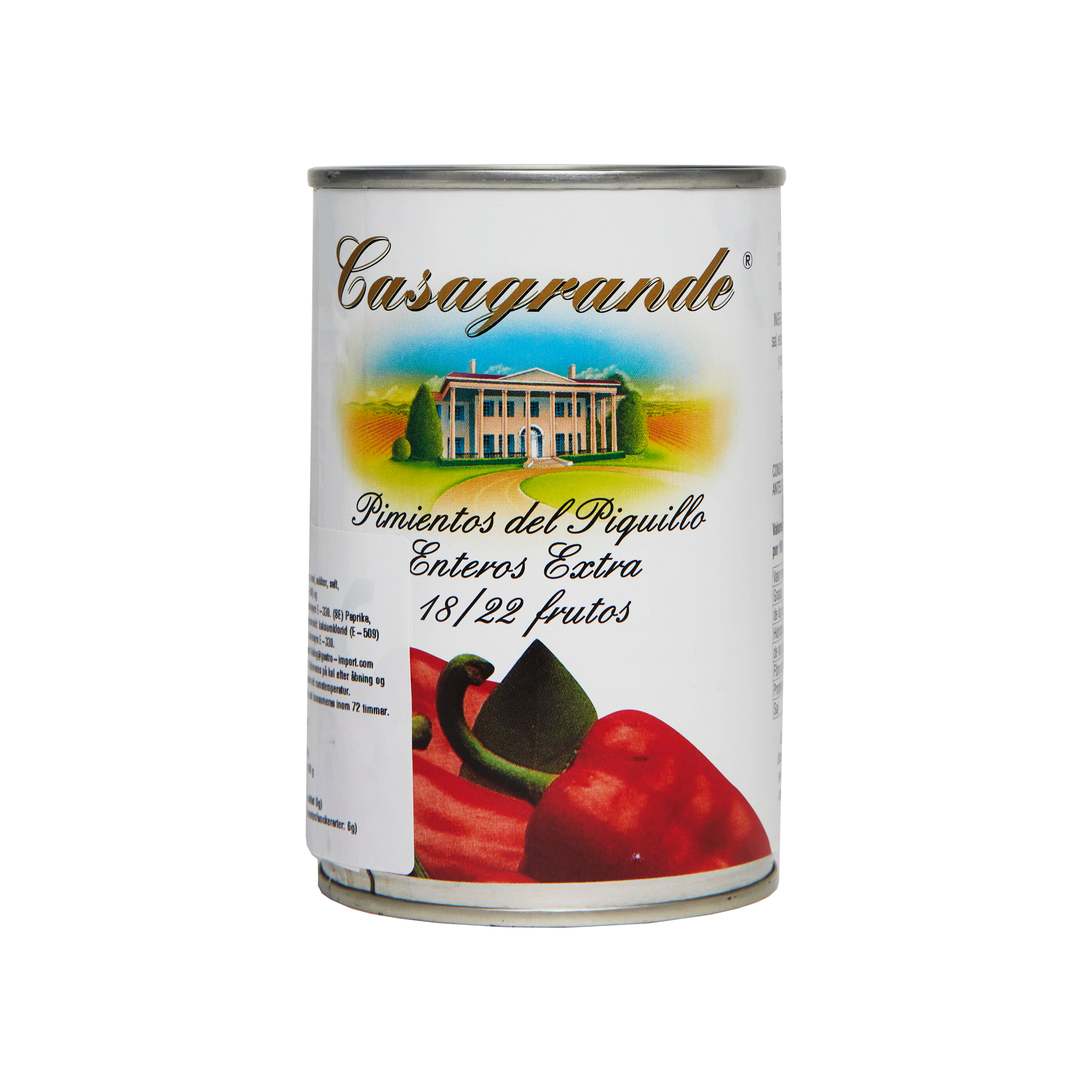 Piquillos Enteros. Vedgrillet paprika 390 g Piquillos Enteros. Vedgrillet paprika 390 g