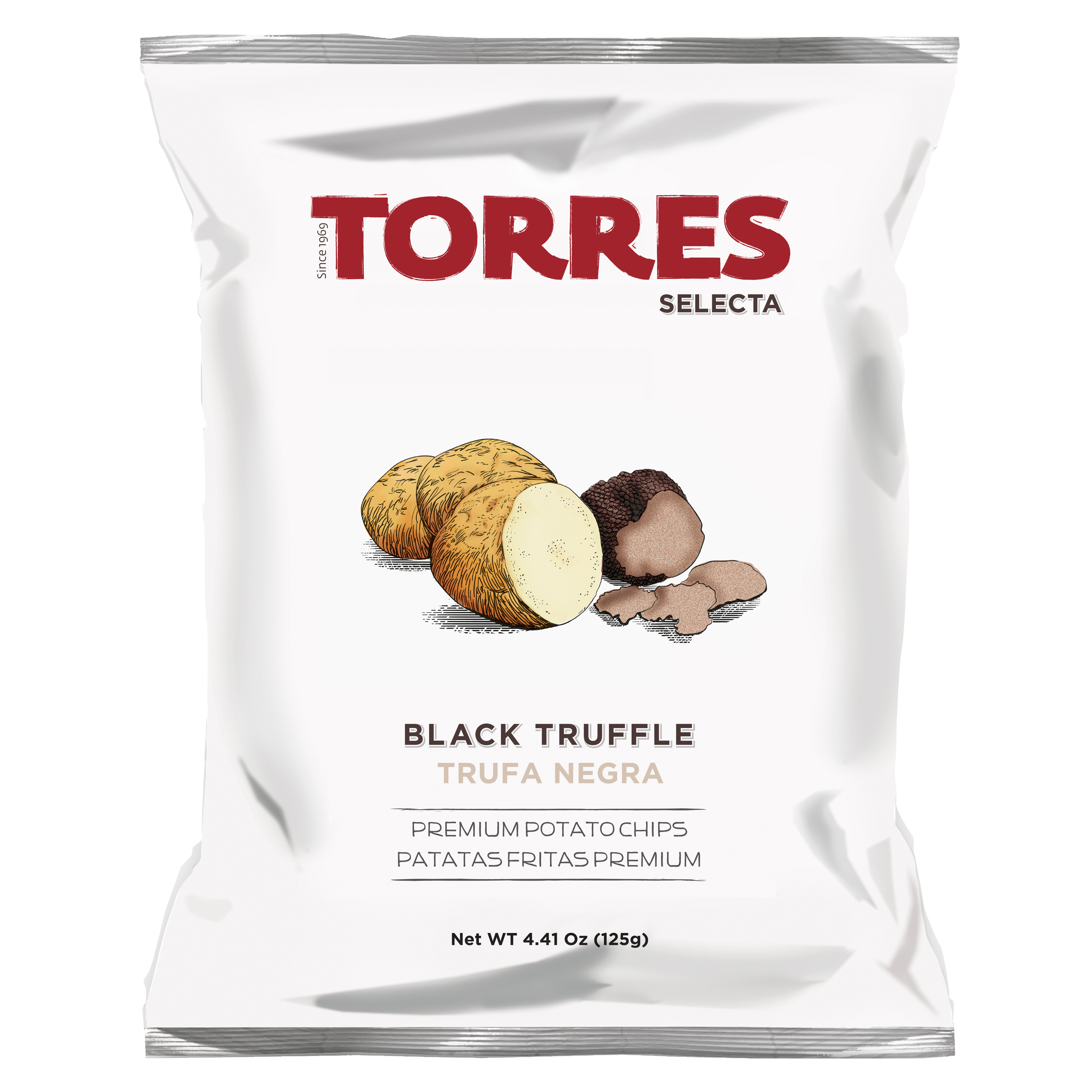 Chips, sort trøffel, 125g
