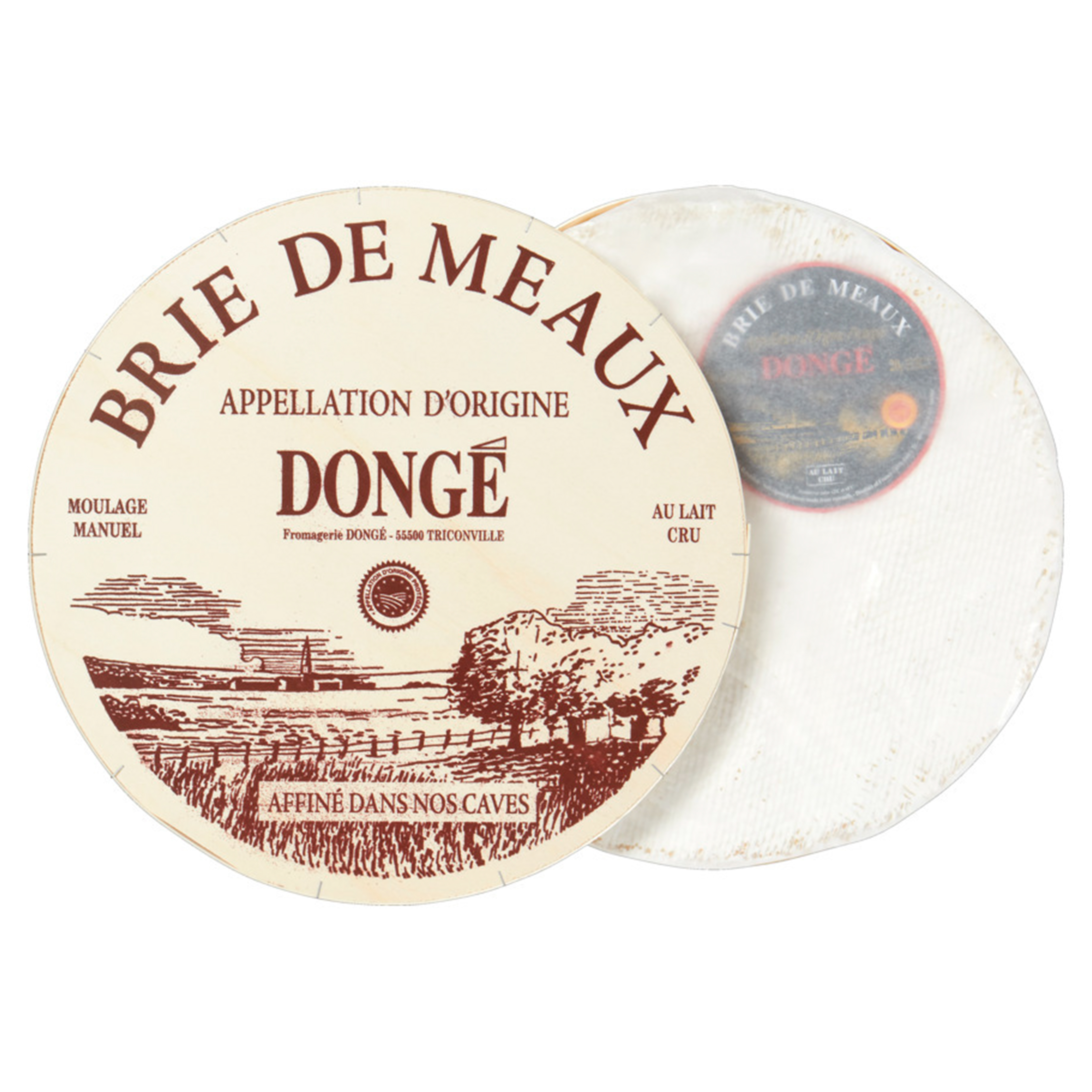 Brie de Meaux AOP Dongé ca. 3 kg.