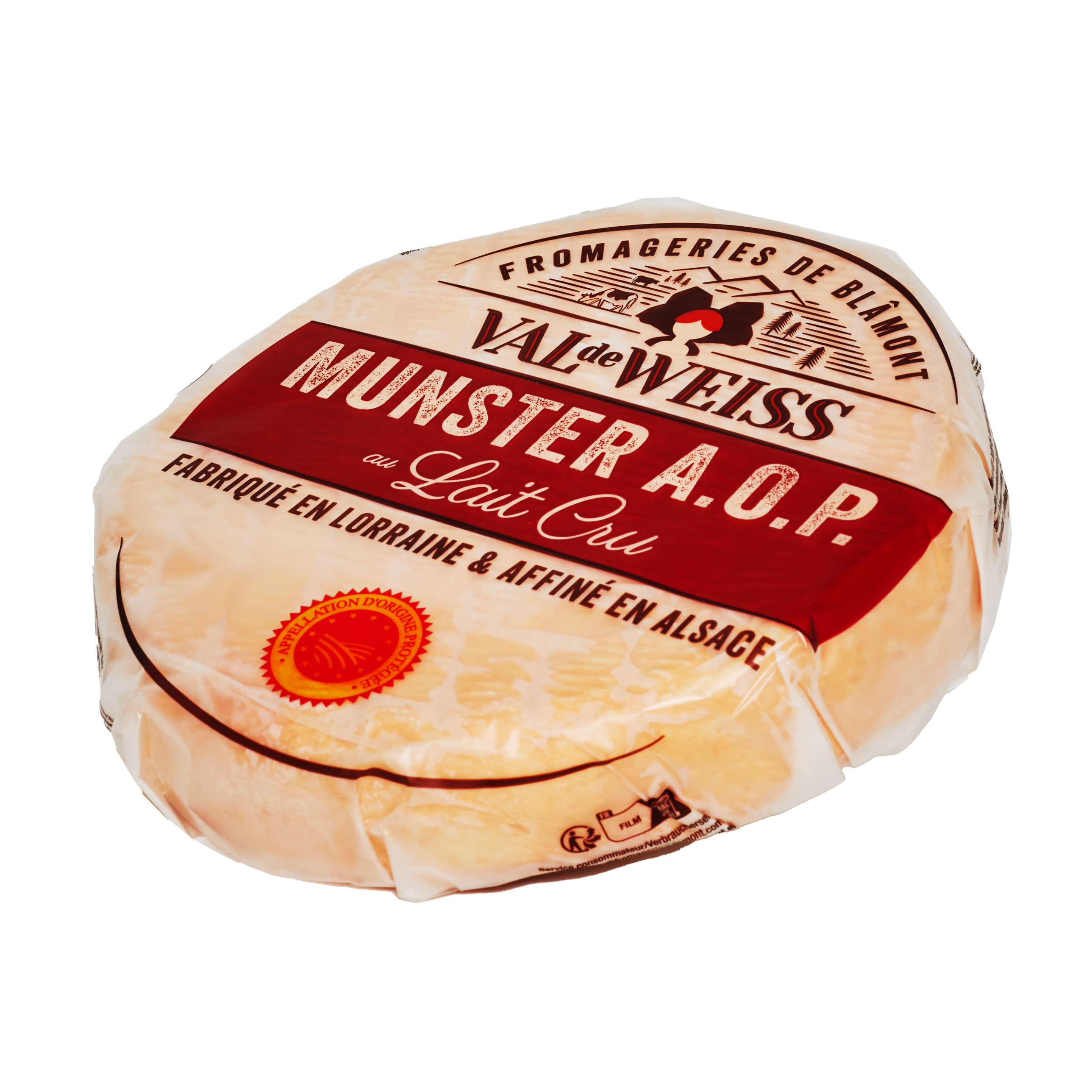 Munster AOP, råmælk, 800 g Munster AOP, råmælk, 800 g