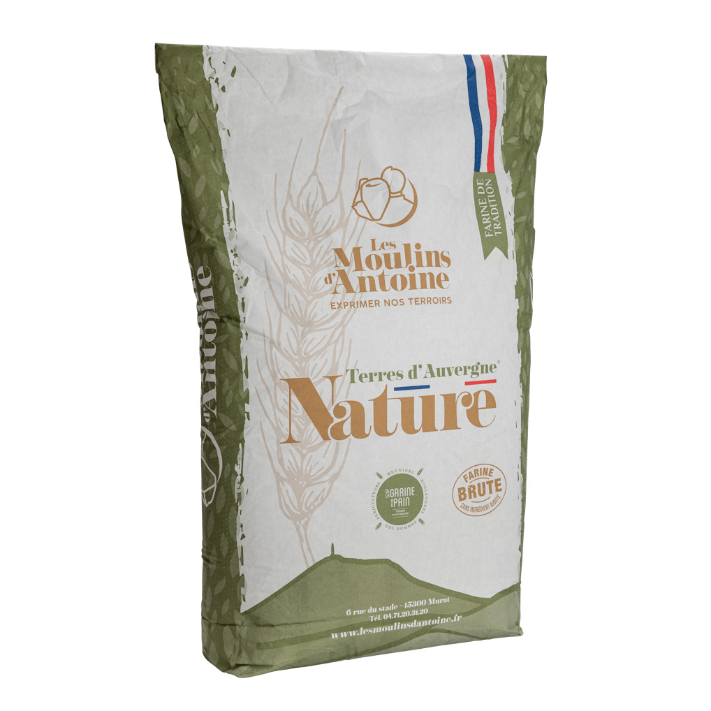 Hvedemel T65 Terres d'Auvergne Nature 25 kg