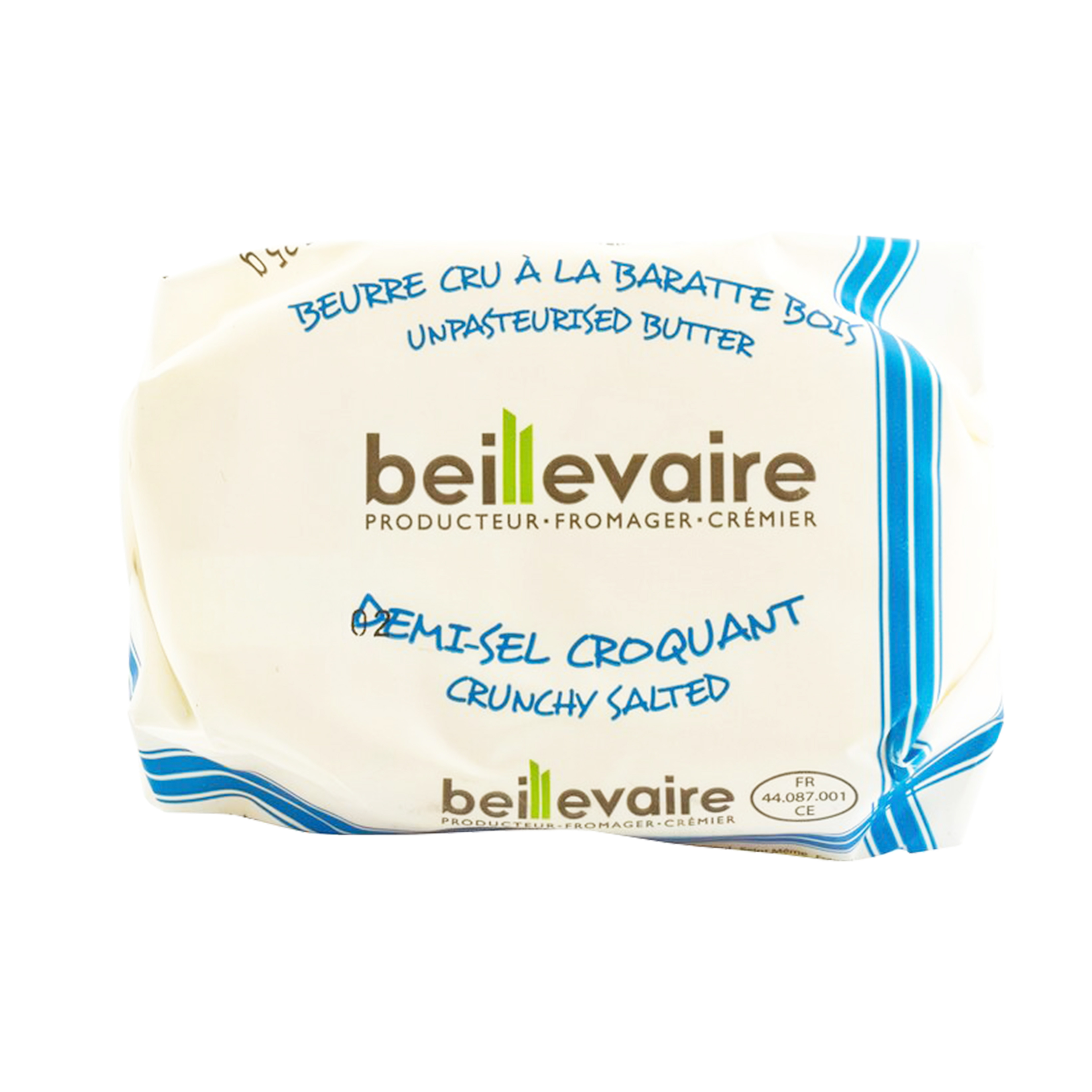 Smør, Beillevaire upasteurisert, fra Loire-Atlantique 125g Smør, Beillevaire upasteurisert, fra Loire-Atlantique 125g