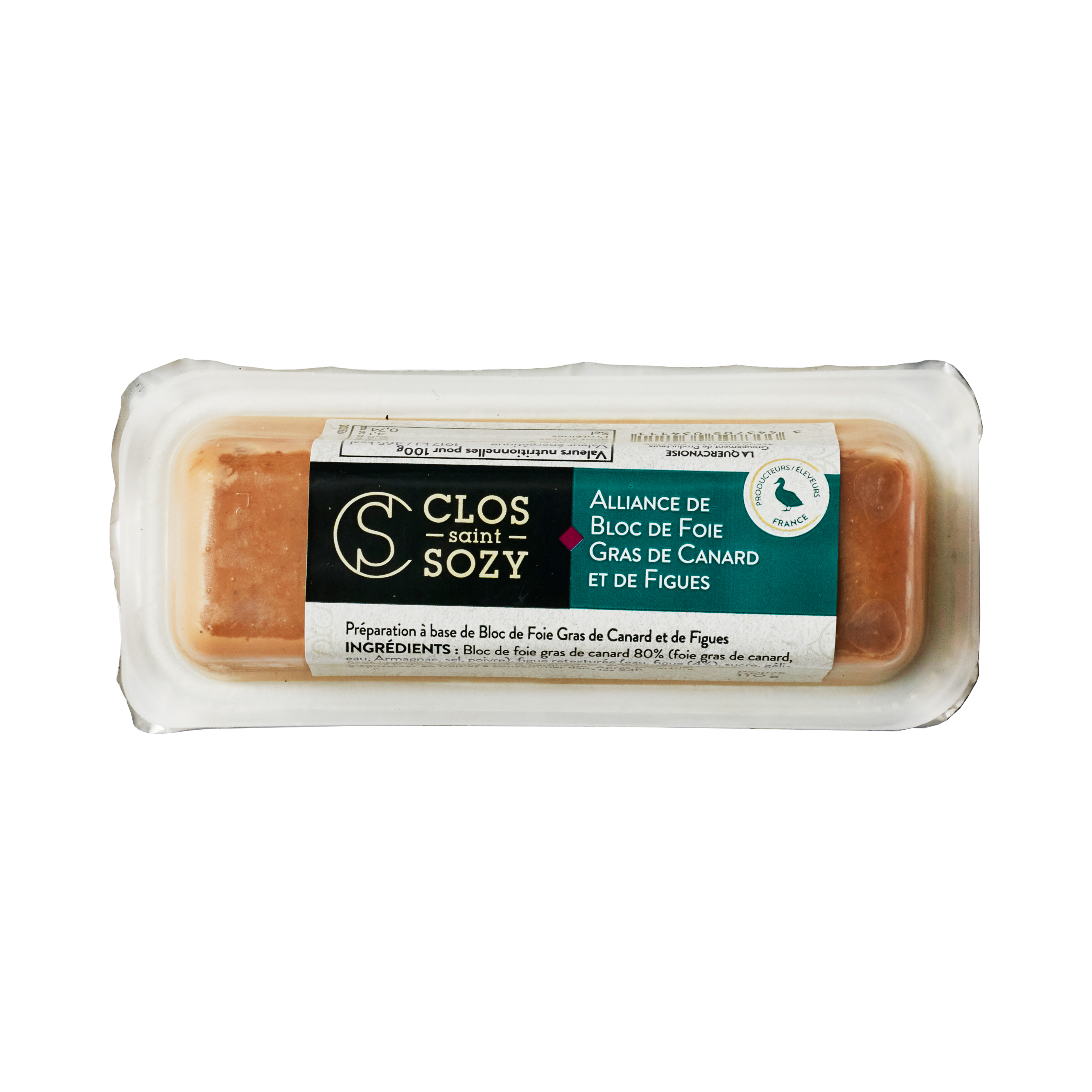 Foie gras de Canard med fiken og armagnac bloc 110g