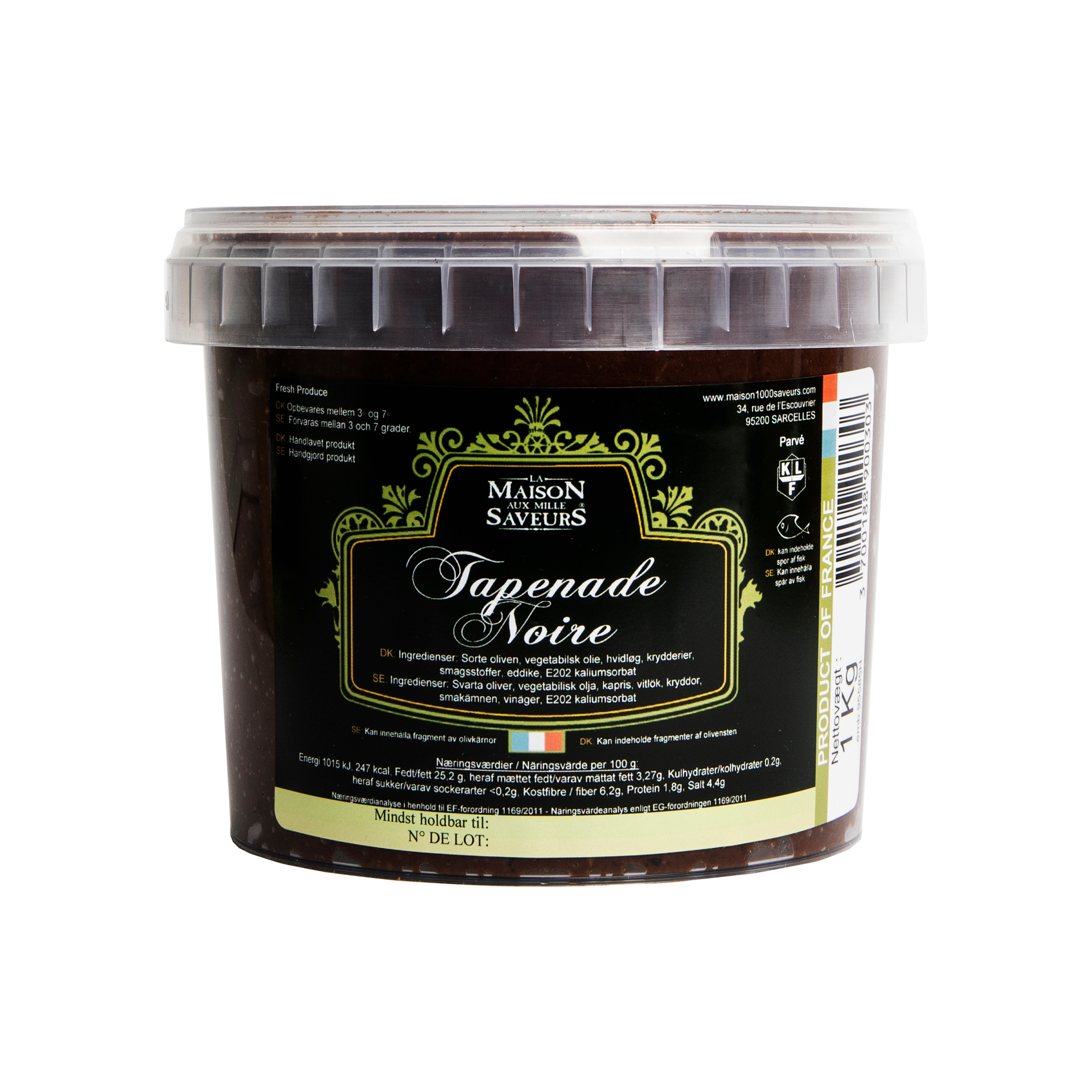 Tapenade, sorte oliver 1,1 kg