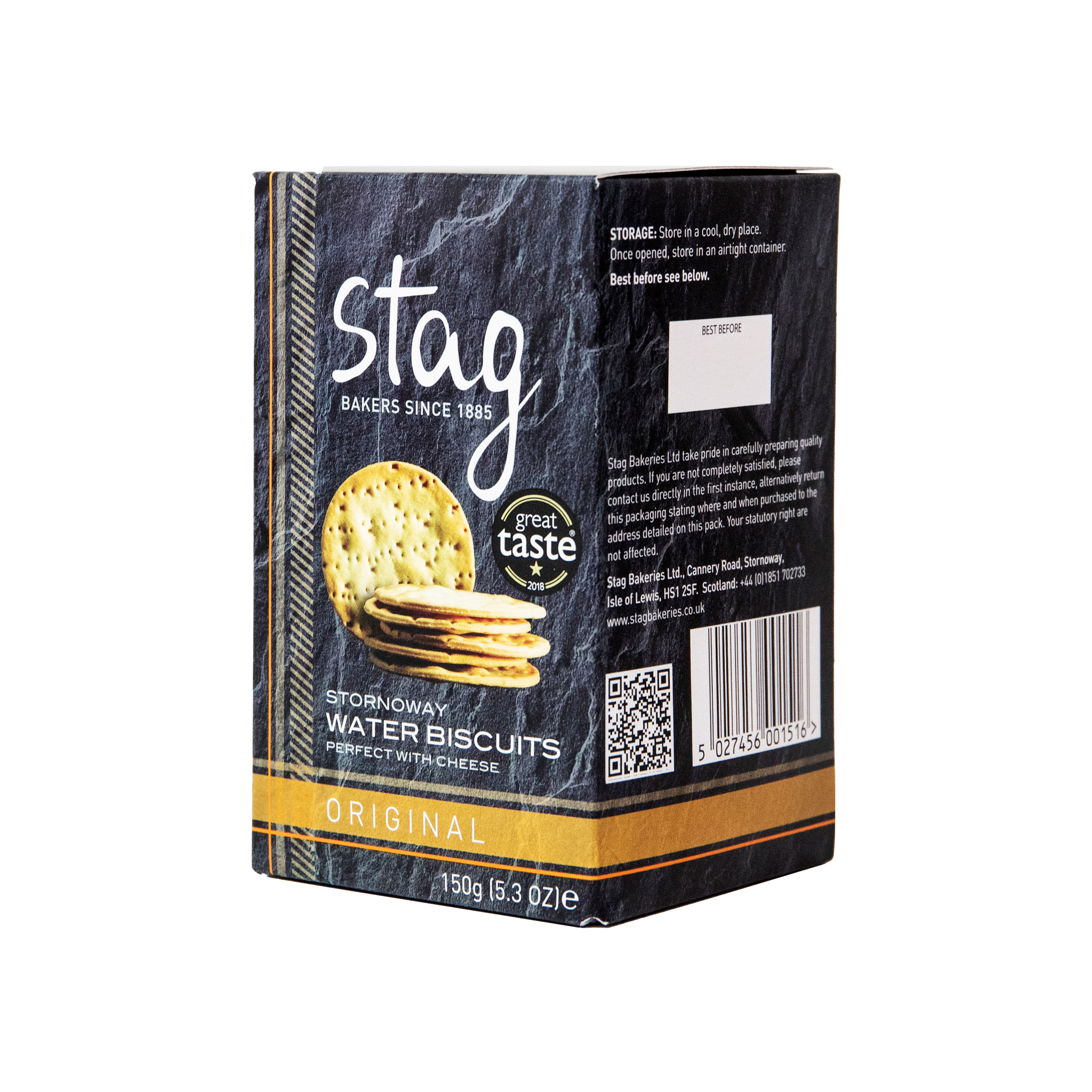 Stag kjeks, Original water biscuits, 150g